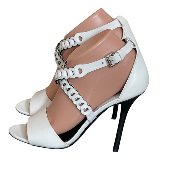 Michael Kors Collection Miriam in Optic White‎ with  framing Strap size 38 (8) - Picture 3 of 13